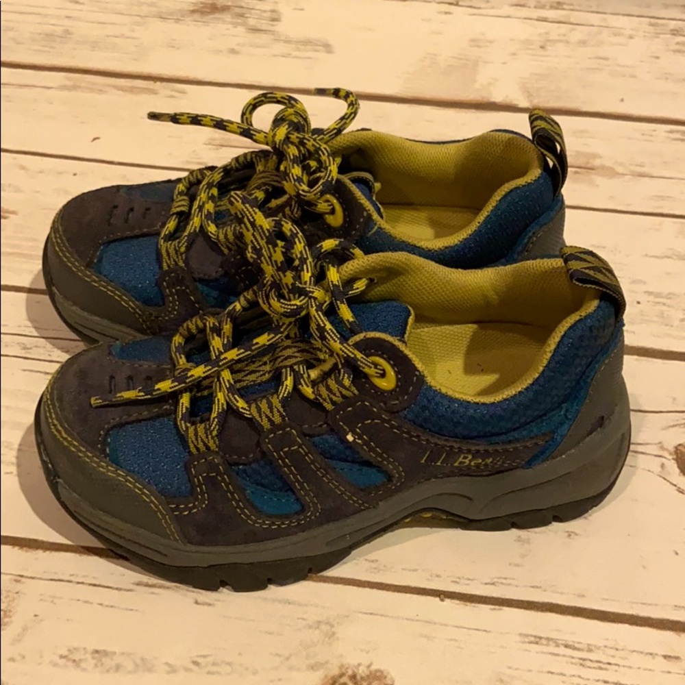 Boys LL Bean hiking shoes. Like new.